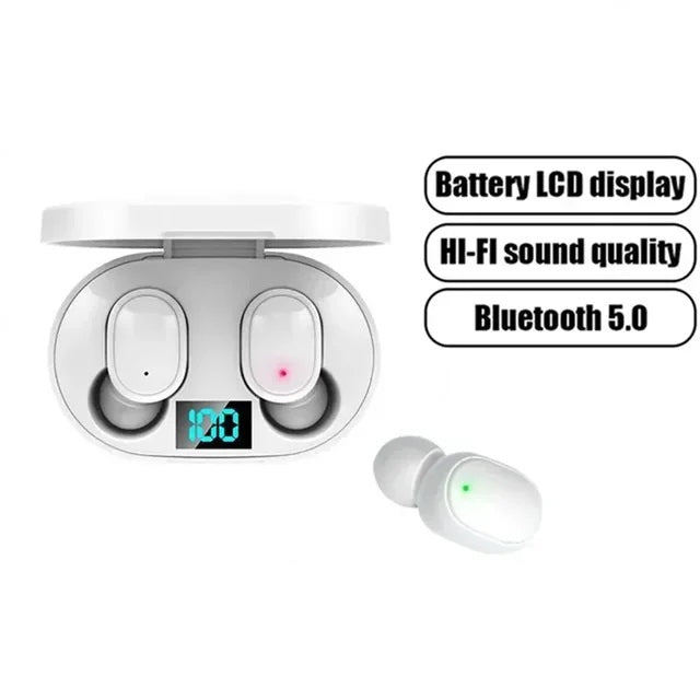 Fone Sem Fio Bluetooth com Sensor LED